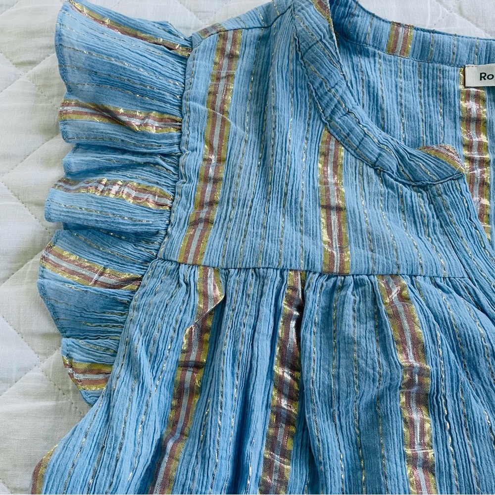 Roller Rabbit Lurex Etta Top - Picture 3 of 8